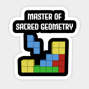 Master of sacred geometry Sticker